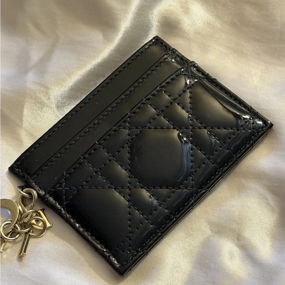 Dior lady Dior freesia card holder - Picture 3 of 5